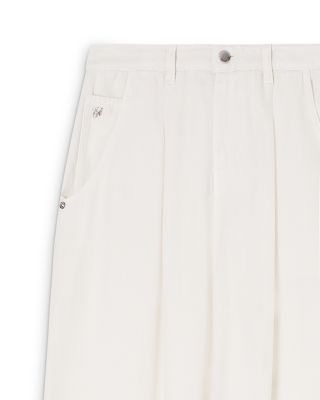 Barrel Jeans in Solid White