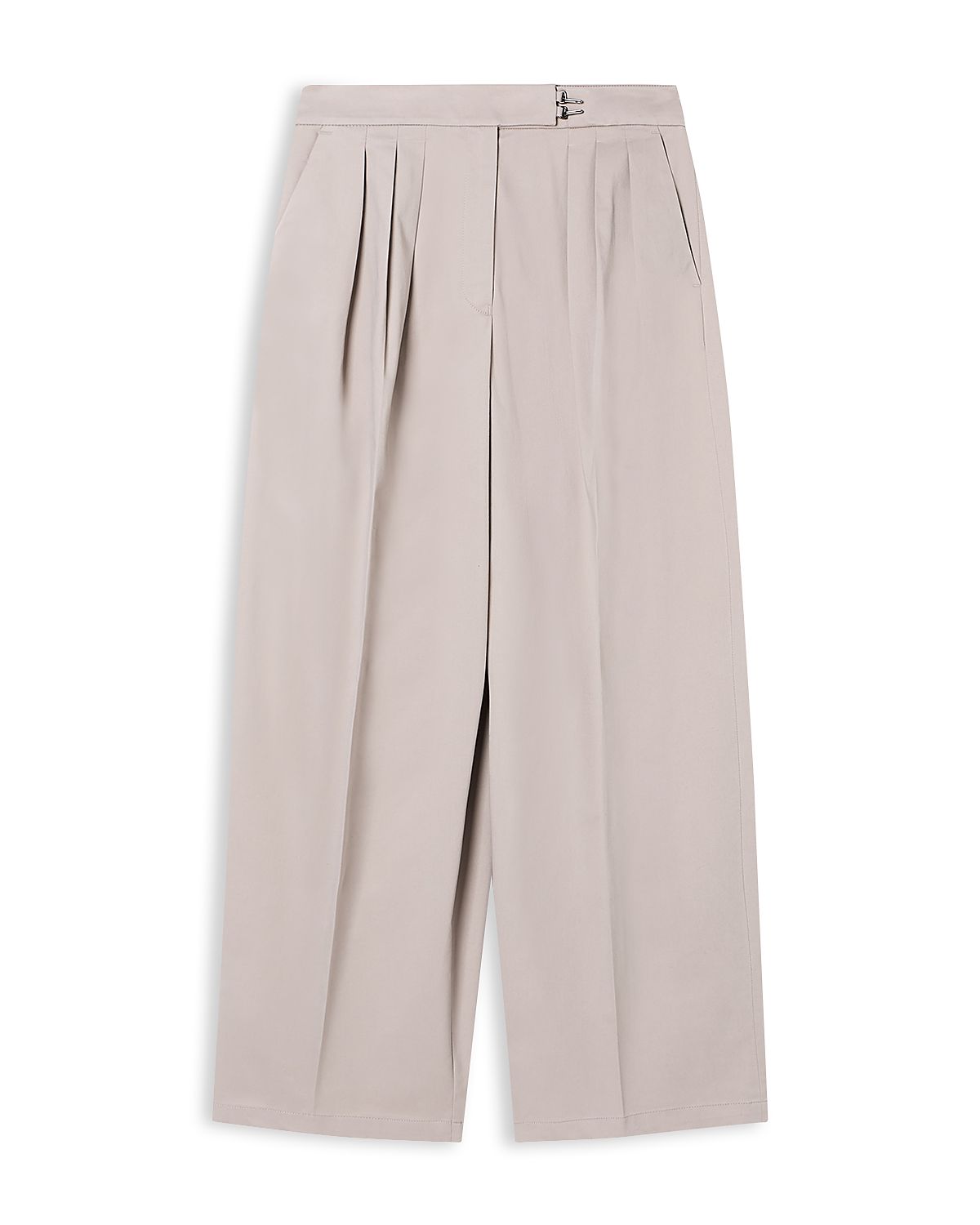 Emporio Armani Wide Leg Pleated Pants