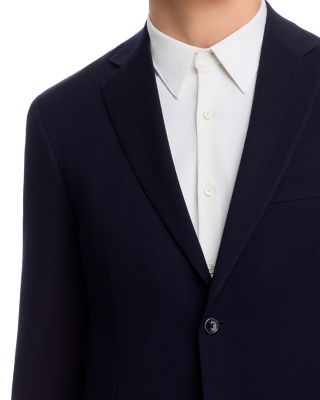 Textured Solid Regular Fit Classic Jacket - Exclusive