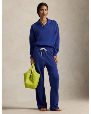 Polo Collar Fleece Pullover