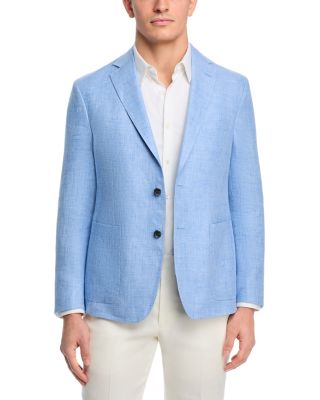 M&eacute;lange Linen Unstructured Regular Fit Sport Coat - Exclusive