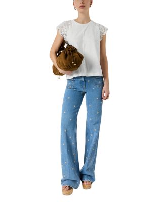 Mishaelle Lace Sleeve Tee