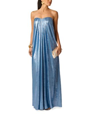Foiled Chiffon Gown
