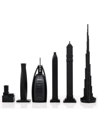  Acrylic Dubai Edition with Dubai Map Chess Board Game Set - 14+ Years