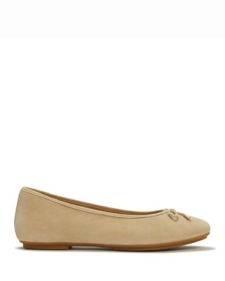 Women's Delicato Bow Suede Ballet Flats