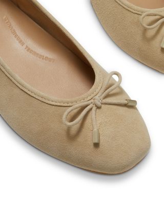 Women's Delicato Bow Suede Ballet Flats