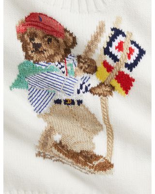 Boys' Polo Bear Cotton Sweater - Baby