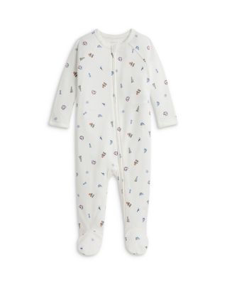 Boys' Polo Bear Cotton Footed Coverall - Baby