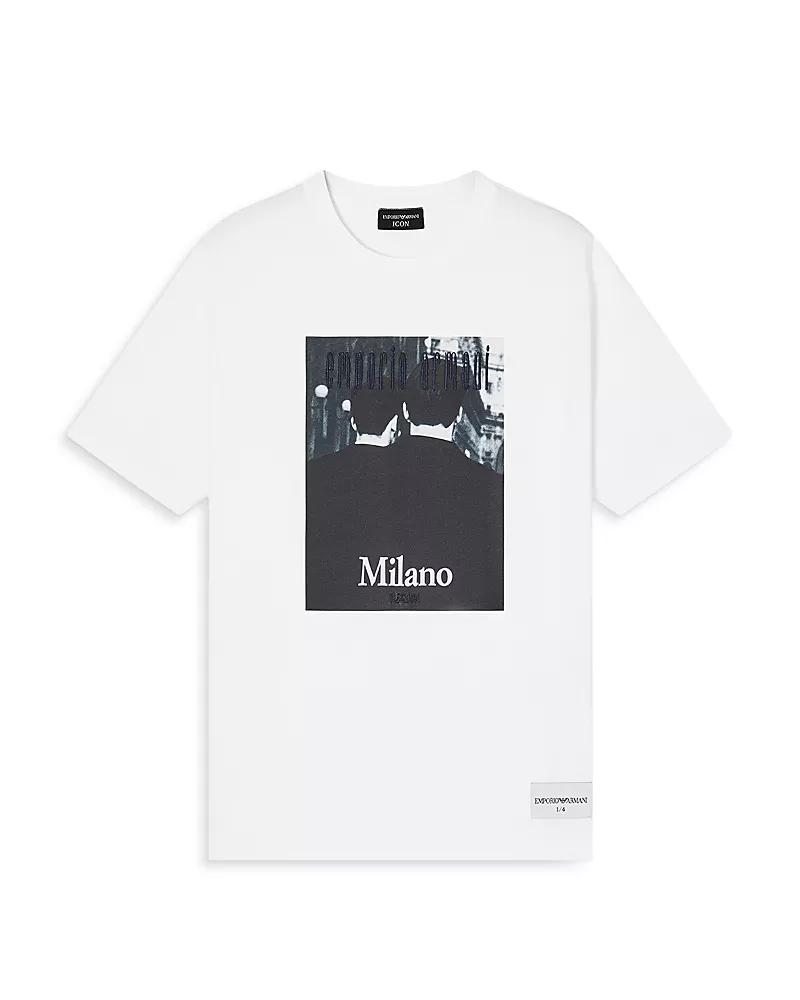 Emporio Armani Milano Graphic Logo T-Shirt