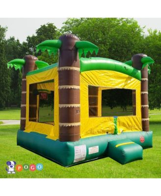  Premium Inflatable (Without Blower) - 13 x 12 x 14.5 Foot - Deluxe Castle Big Crossover Inflatable Bouncy House Jumper Unit for Kids