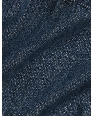 Girls' Cotton Denim Shirtdress & Bloomer - Baby