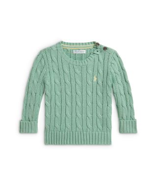 Boys' Cable Knit Cotton Sweater - Baby