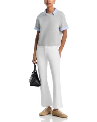 Stuyvesant Mixed Media Top