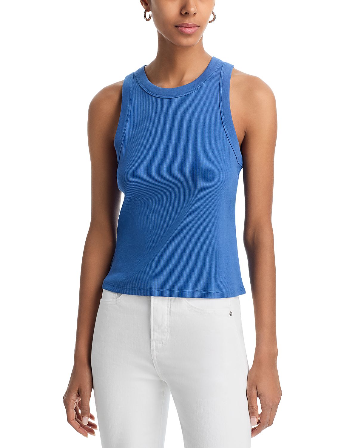 Veronica Beard Cropped Jordyn Tank Top