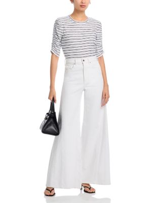 Vicki High Rise Extra Wide Leg Jeans in White