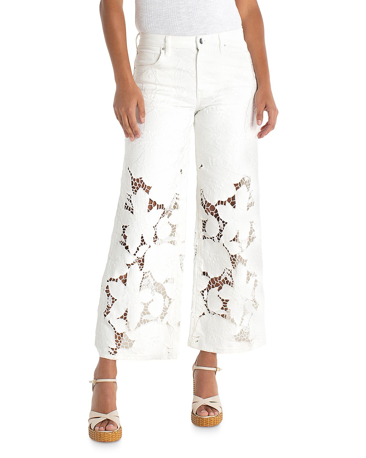 Liverpool Los Angeles Stride Mid Rise Wide Leg Jeans
