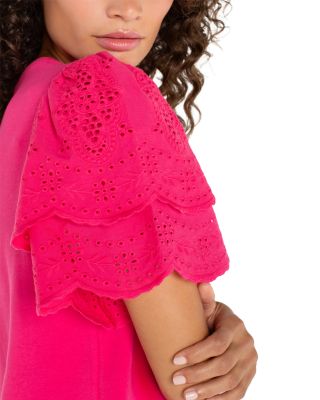 Embroidered Sleeve Tee