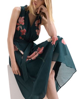 Lucinda Button Front Floral Dress