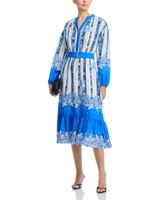 Belted Long Sleeve Dress 