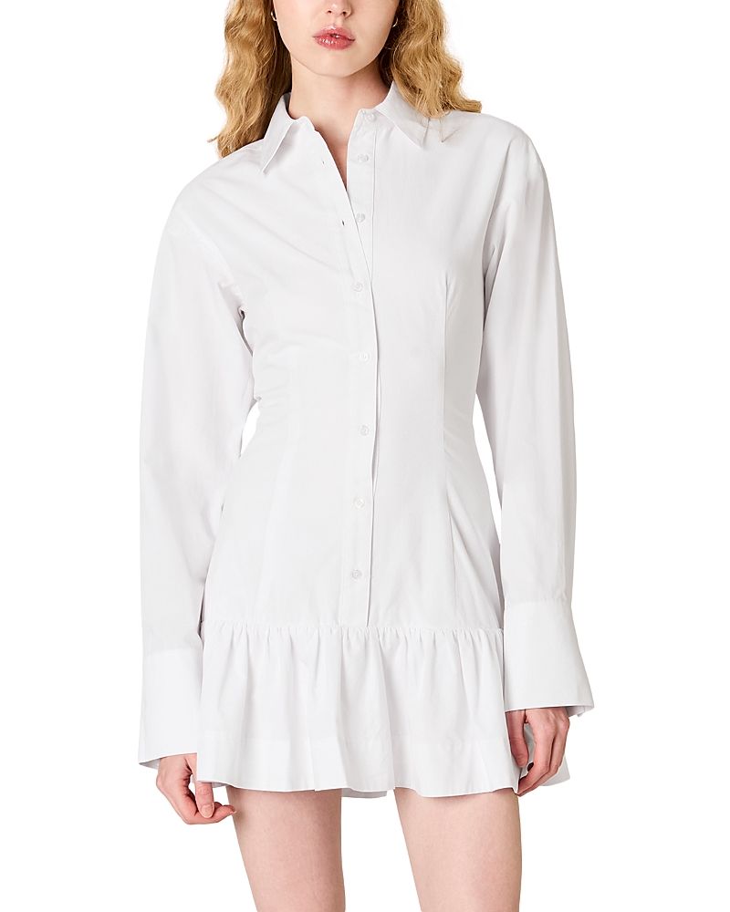 Nia Rayo Button Front Mini Dress