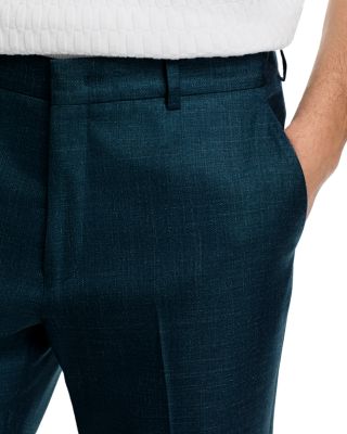 Wool, Silk & Linen M&eacute;lange Suit Pants