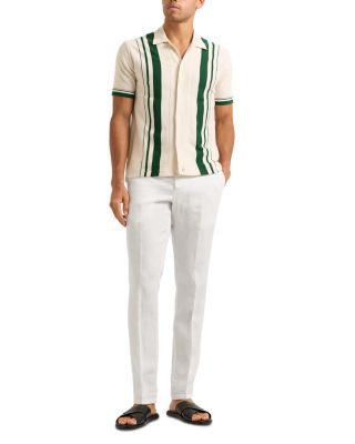 Tiernan Border Striped Cotton Shirt