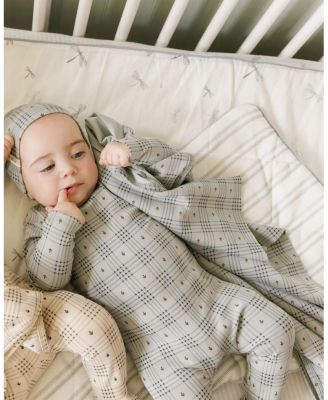  Unisex Cotton Floral Plaid Collection Blanket - Baby