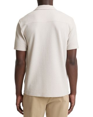 Seersucker Stripe Short Sleeve Cabana Shirt