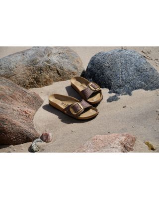 Women's Madrid Big Buckle Raffia Sandals - Exclusive