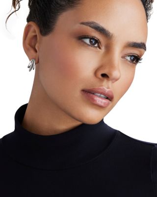 Sterling Silver Signature Caviar Triple Huggie Hoop Earrings