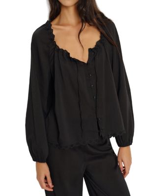 Paloma Pajama Set in Black