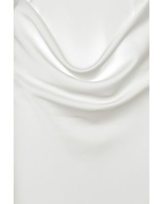 Satin Maxi Train Dress