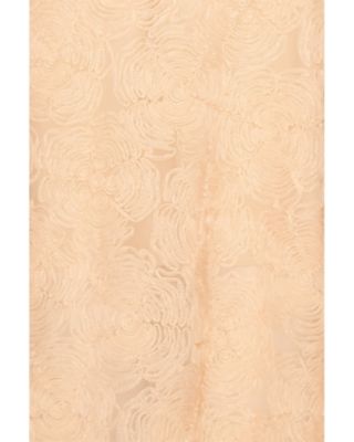 Mesh Cap Sleeve Maxi Dress