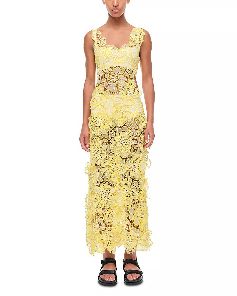 Simkhai Corinna Lace Midi Dress