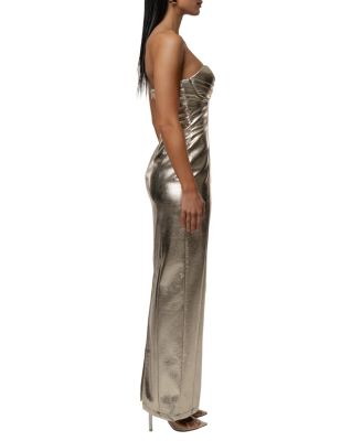  Dorado Metallic Maxi Dress