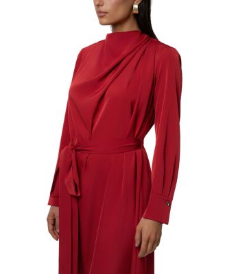 Victoria Satin Maxi Dress