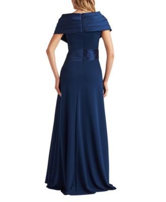 Milica Draped Portrait Collar Gown