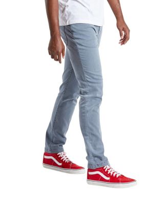 Men's Classic Fit Jeans Signature Stretch Denim Light Grey Wash
