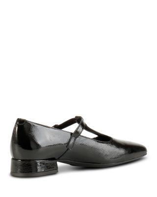 Women's Debbi Leather T Strap Flats