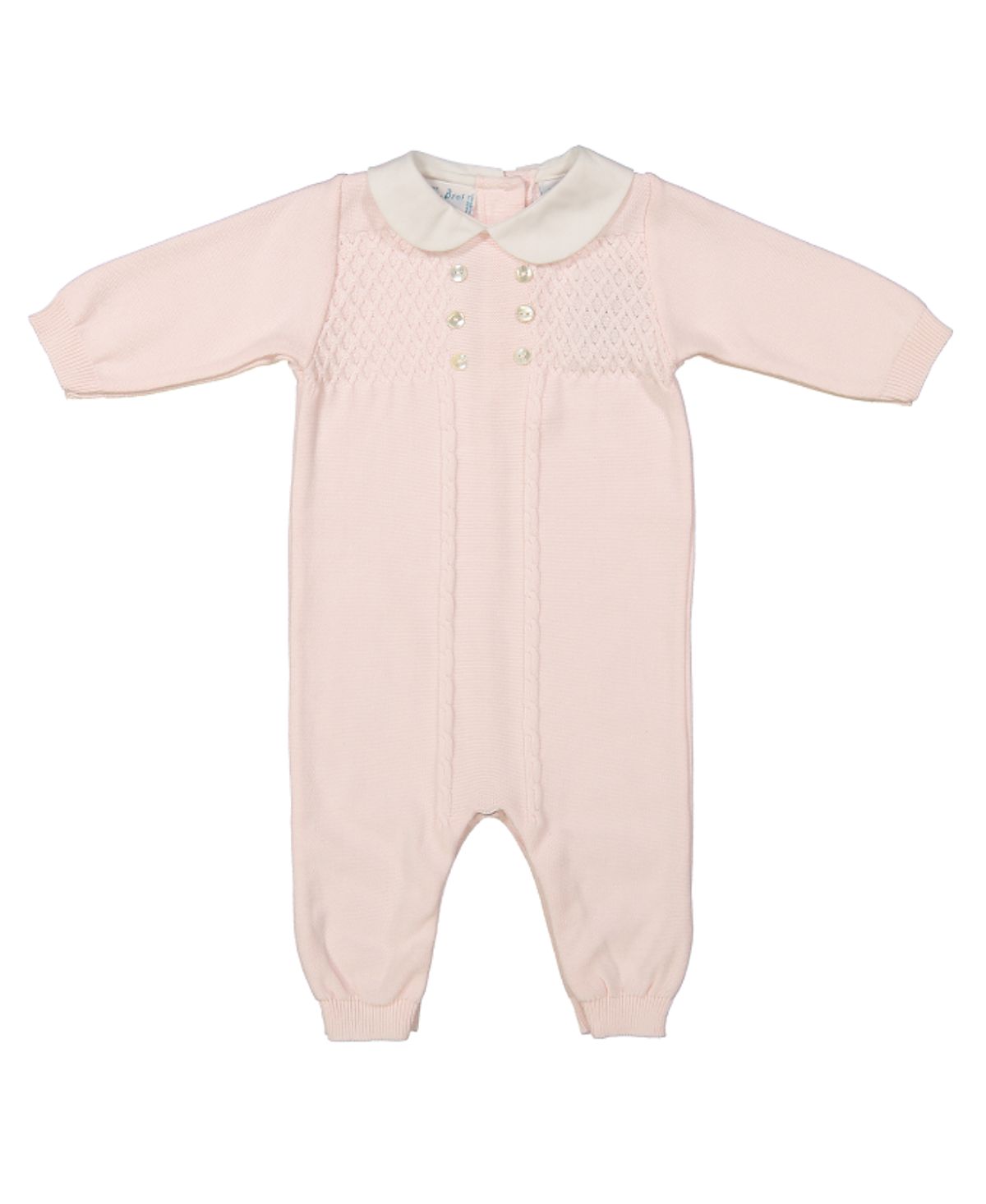 Feltman Brothers Girls' Diamond Lattice Knit Longall - Baby