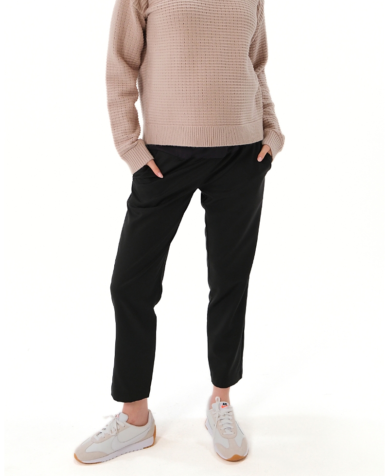 Marion Women's All-Season Wool Under Belly Maternity Dress Pants
