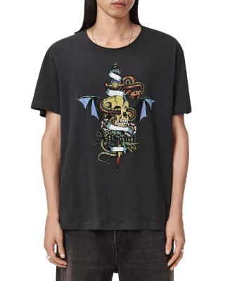 Sabre Skull Crewneck Graphic T-Shirt