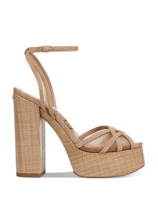 Women's Sandy Block Heel Platform Sandals
