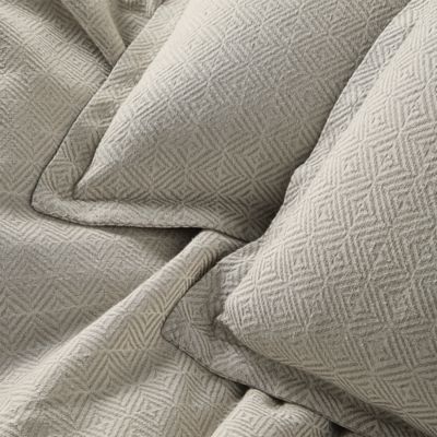Woven Diamond Duvet Cover, King - Exclusive