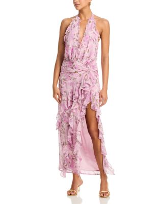 Floral Ruffle Maxi Dress - Exclusive