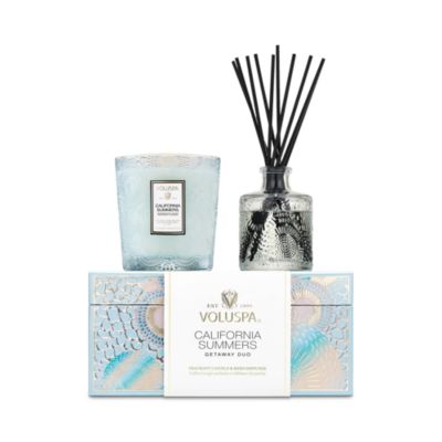 California Summers Getaway Duo, 9 oz. Classic Candle & 3.4 oz. Reed Diffuser