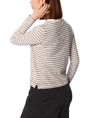 Stripe Crewneck Top