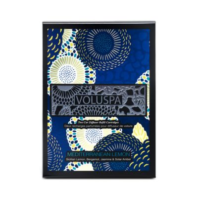 Mediterranean Lemon Car Diffuser Twin Refill Cartridge