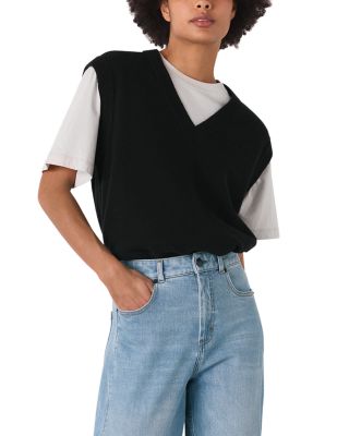 Whistles Stretch Barrel Leg Jeans in Light Blue