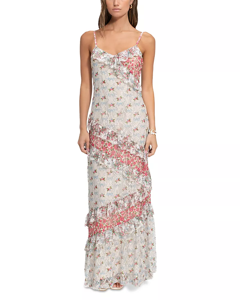 Agua Bendita Alana Cherish Ruffled Dress